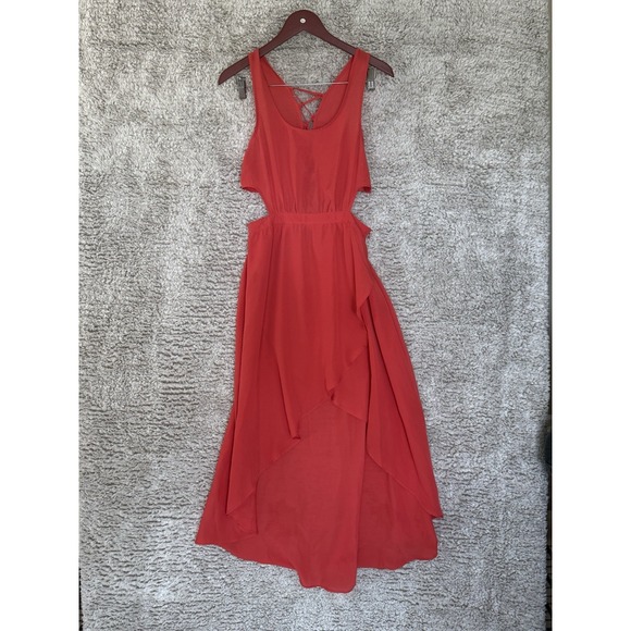 Gianni Bini Dress Women Size M Flowy Cutout Corset Back Wedding Cocktail Party - Picture 7 of 11